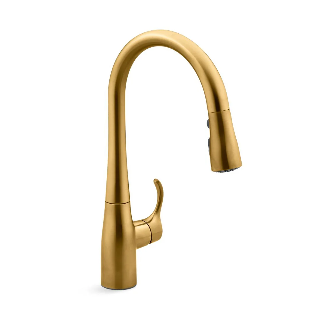 Simplice® Compact Pull-Down Kitchen Sink Faucet with Three-Function Sprayhead