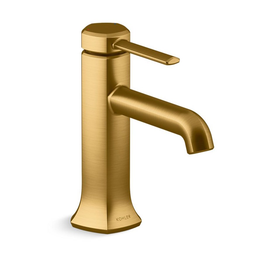 KOHLER Occasion Knob Bathroom Sink Faucet Handles in Vibrant Titanium