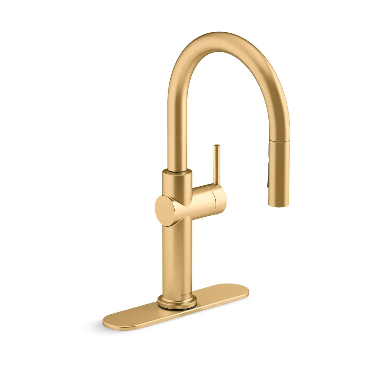 Crue® Pull-Down Kitchen Sink Faucet with Three-Function Sprayhead