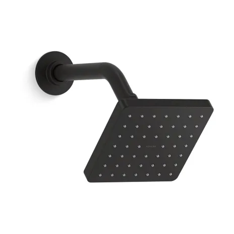 main sample image of Matte Black Parallel® Single-Function Showerhead, 1.75 GPM