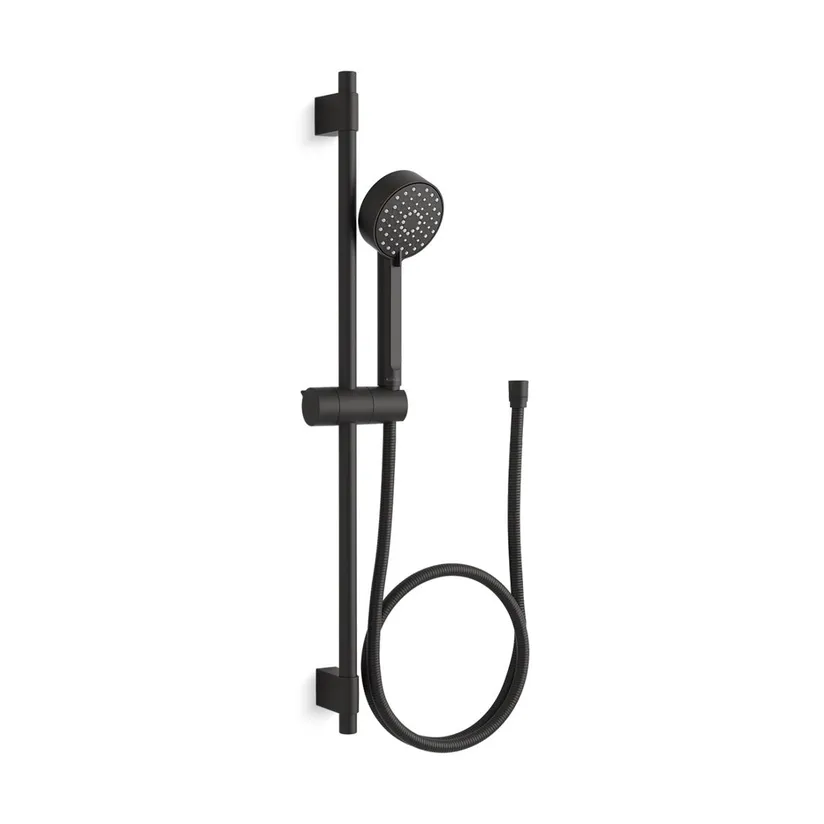 KOHLER Awaken 1-Spray 24 in. Shower Slidebar in Matte Black