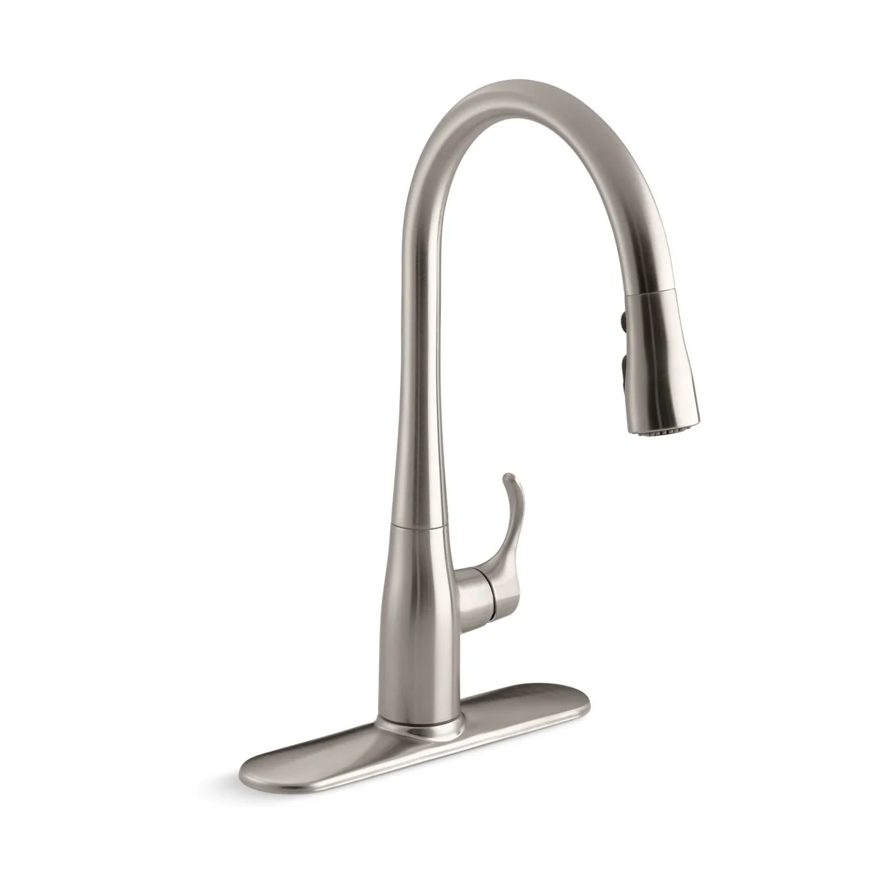 main sample image of Vibrant Stainless Simplice® Pull-Down Kitchen Sink Faucet with Three-Function Sprayhead