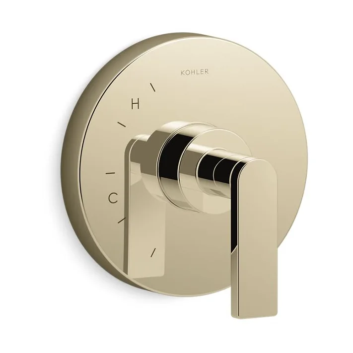 main sample image of Vibrant French Gold Composed® Rite-Temp® Valve Trim with Lever Handle