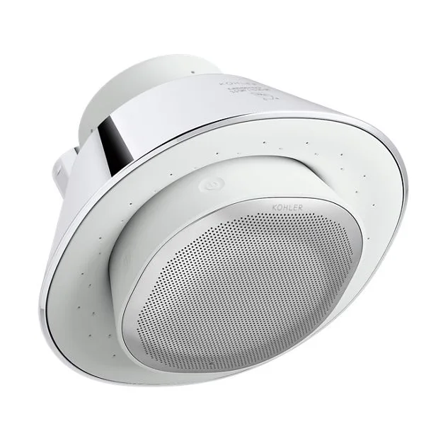 main sample image of Polished Chrome Moxie® Single-Function Showerhead and Wireless Speaker, 1.75 GPM