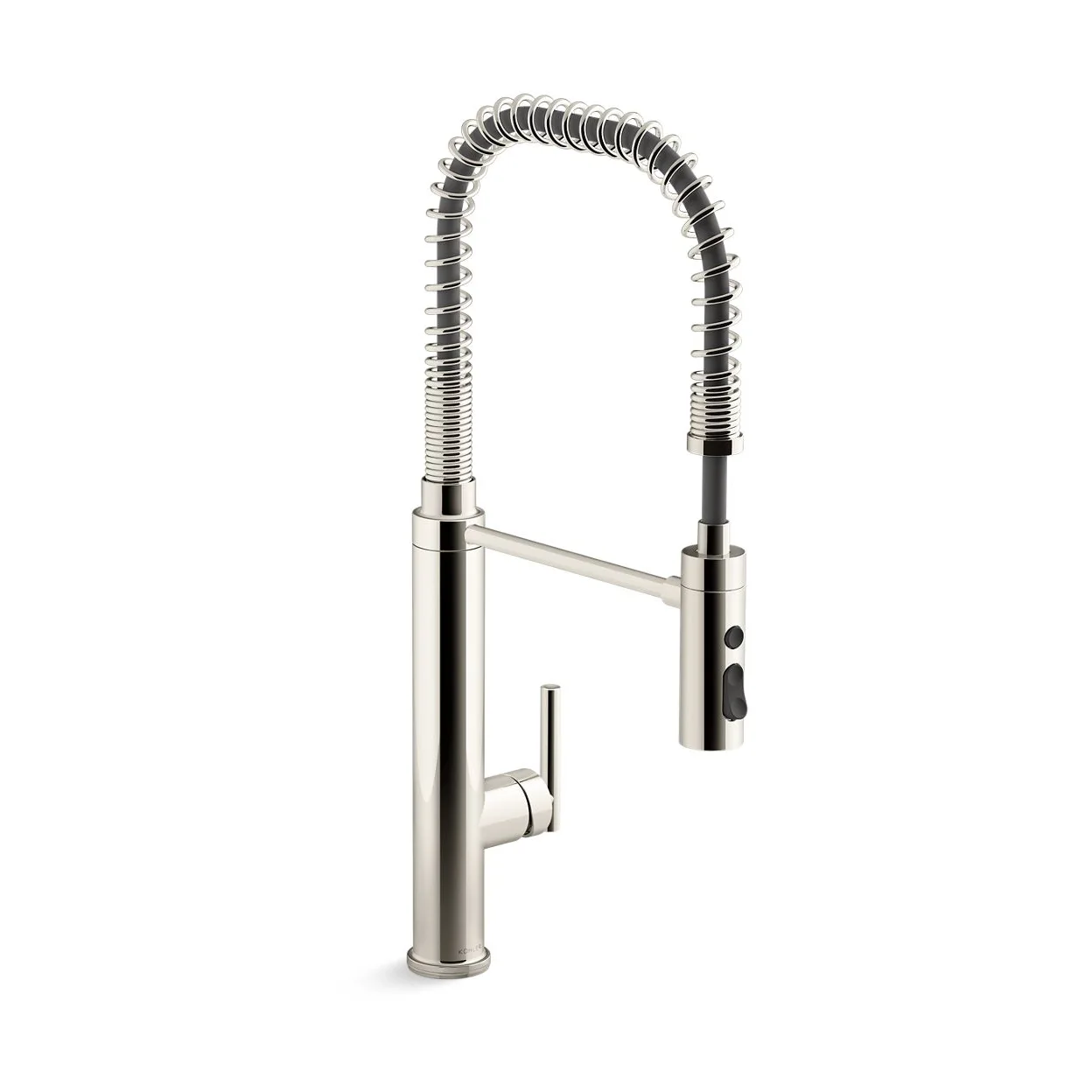 main sample image of Vibrant Polished Nickel Purist® Semi-Professional Kitchen Sink Faucet with Three-Function Sprayhead
