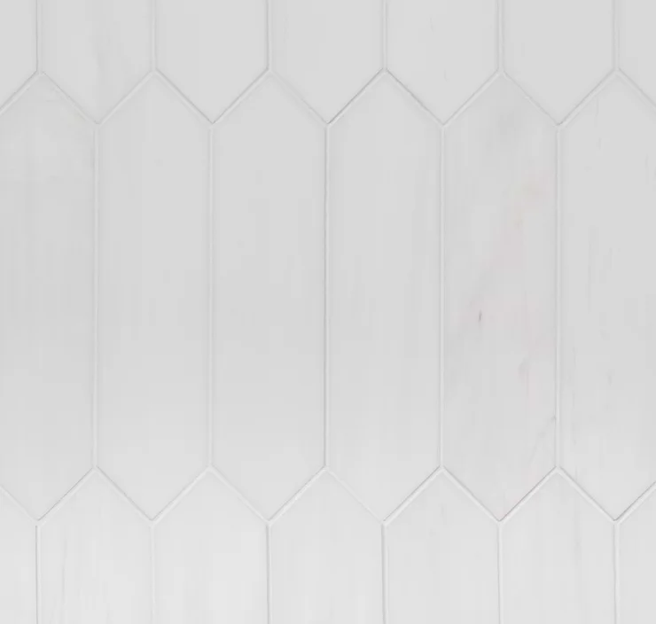 main sample image of White Bianco Dolomite Premium Picket Marble Tile