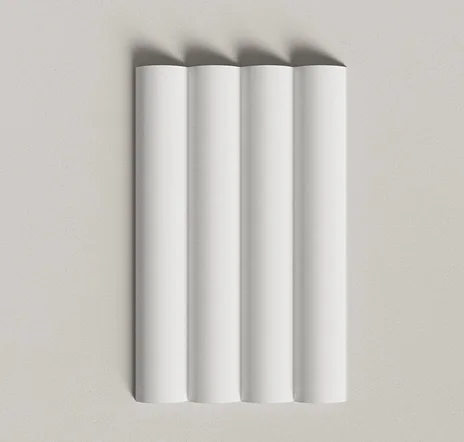 main sample image of White - Ribbed Ribbed Primed Panel