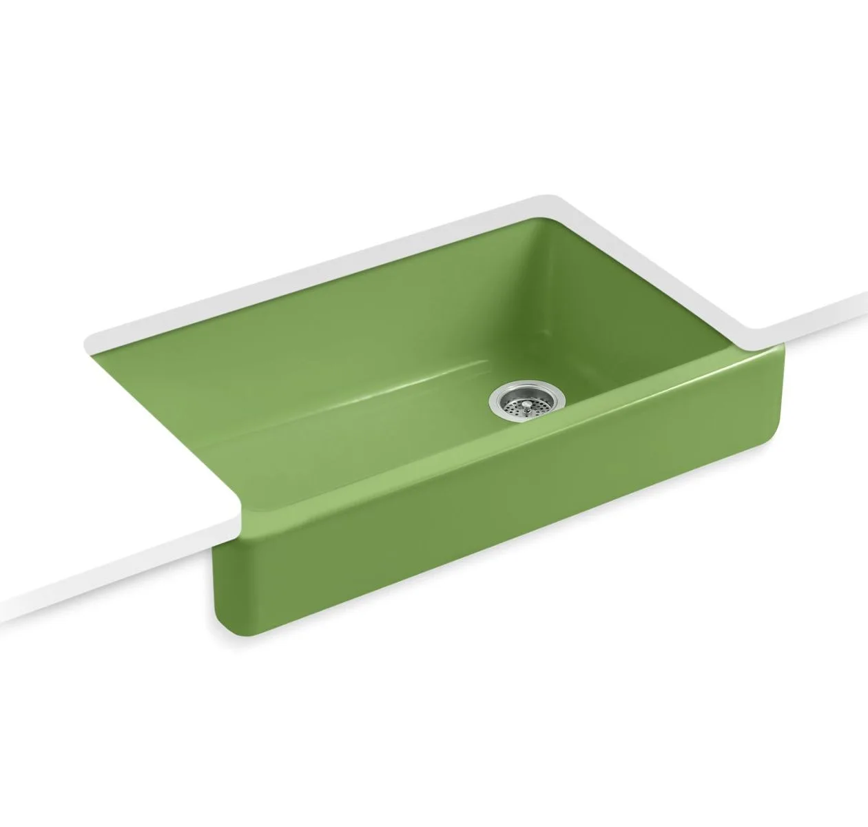 main sample image of Fresh Green Whitehaven® 35-1/2in Undermount Single-Bowl Farmhouse Kitchen Sink