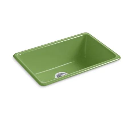 main sample image of Fresh Green Iron/Tones® 27in Top-/Undermount Single-Bowl Kitchen Sink