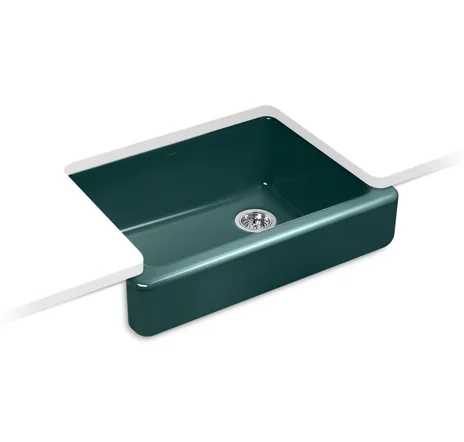 main sample image of Teal Whitehaven® 29-1/2in Undermount Single-Bowl Farmhouse Kitchen Sink
