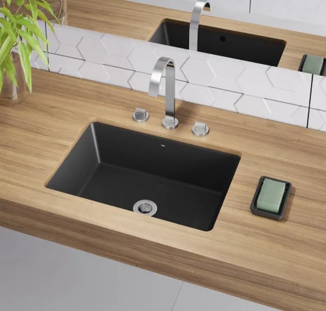 main sample image of Matte Black Konrad Undermount Sink