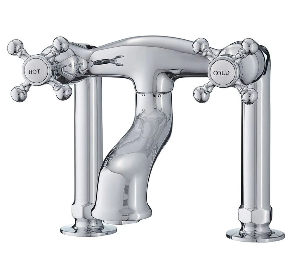 main sample image of Chrome Deck Mount Tub Filler, 6 in Spread