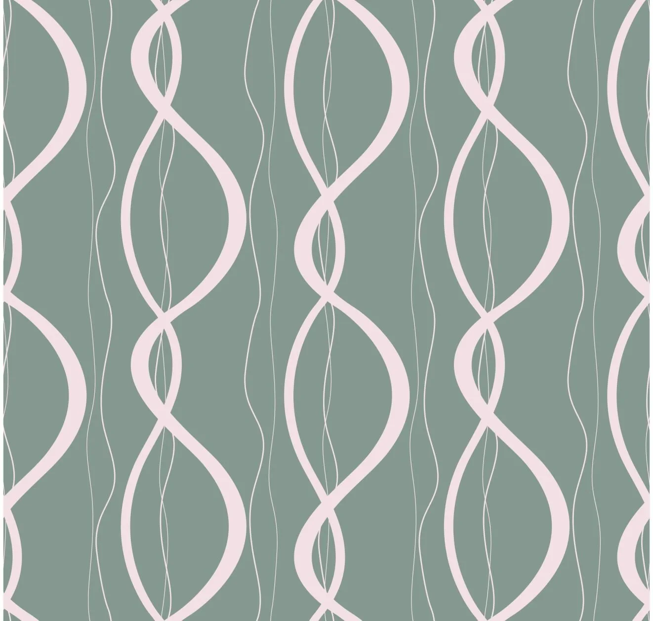 main sample image of Sage + Primrose Pink Ribbons + Chains