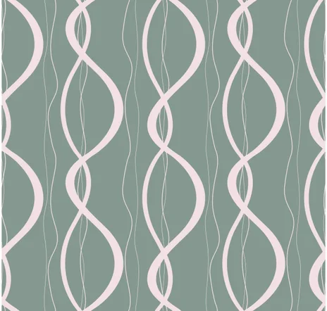 main sample image of Sage + Primrose Pink Ribbons + Chains