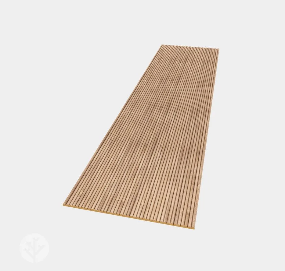 Flutto™ Oak Mini-Ridge Flexible Tambour Wood Panels