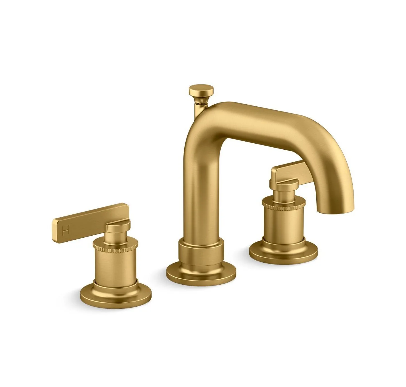 main sample image of Vibrant Brushed Moderne Brass Castia™ by Studio McGee Deck Mount Bath Faucet Trim with Diverter