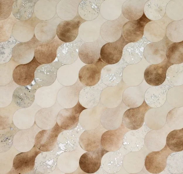 main sample image of Caramel Cream Mix Cosmic Rectangle Rug by Greg Natale