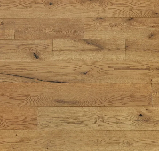 main sample image of Brown Wire Brushed Live Sawn White Oak Spice Brown