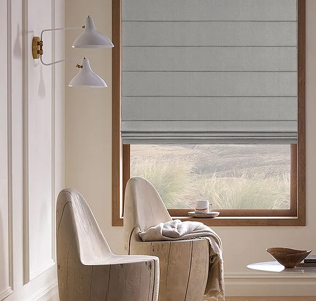 Cascade Roman Shades - Silk Dupioni