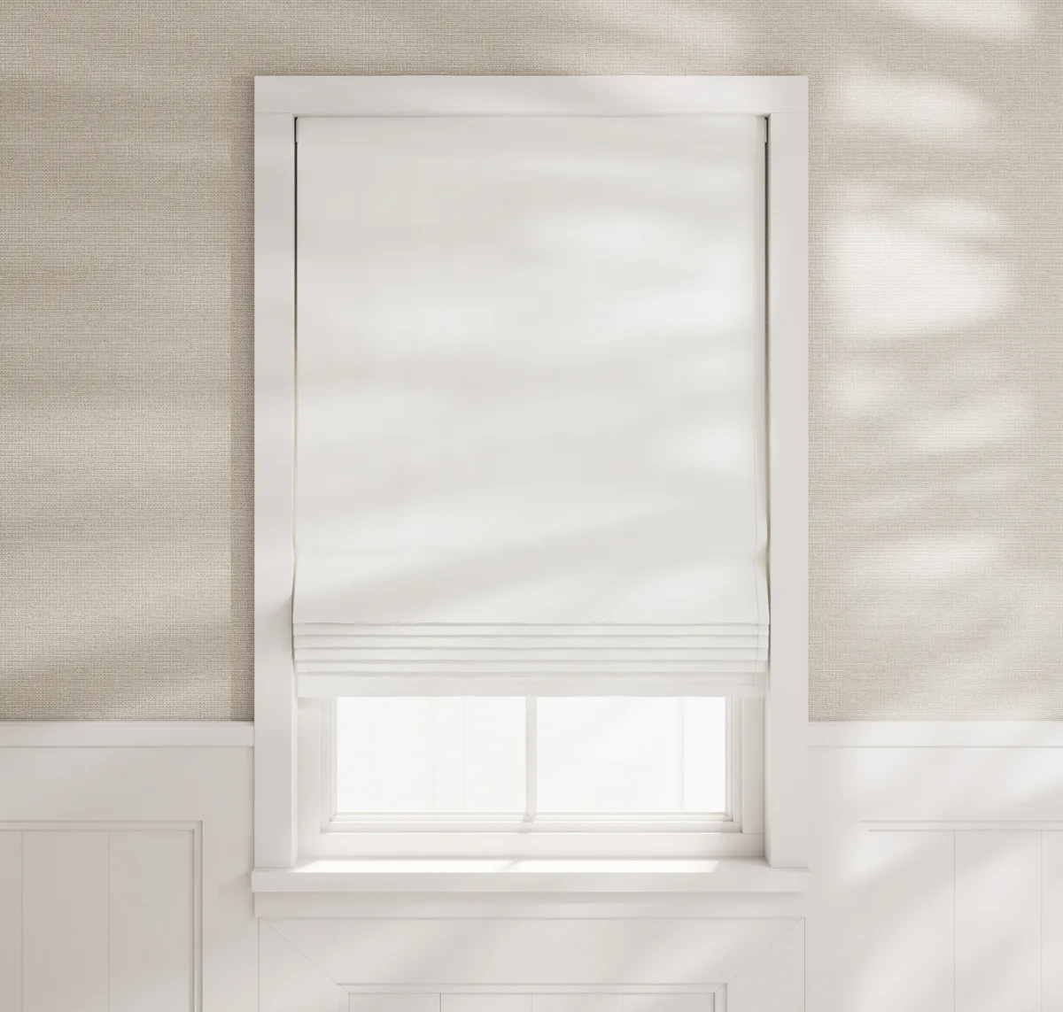 Cascade Roman Shades - Linen