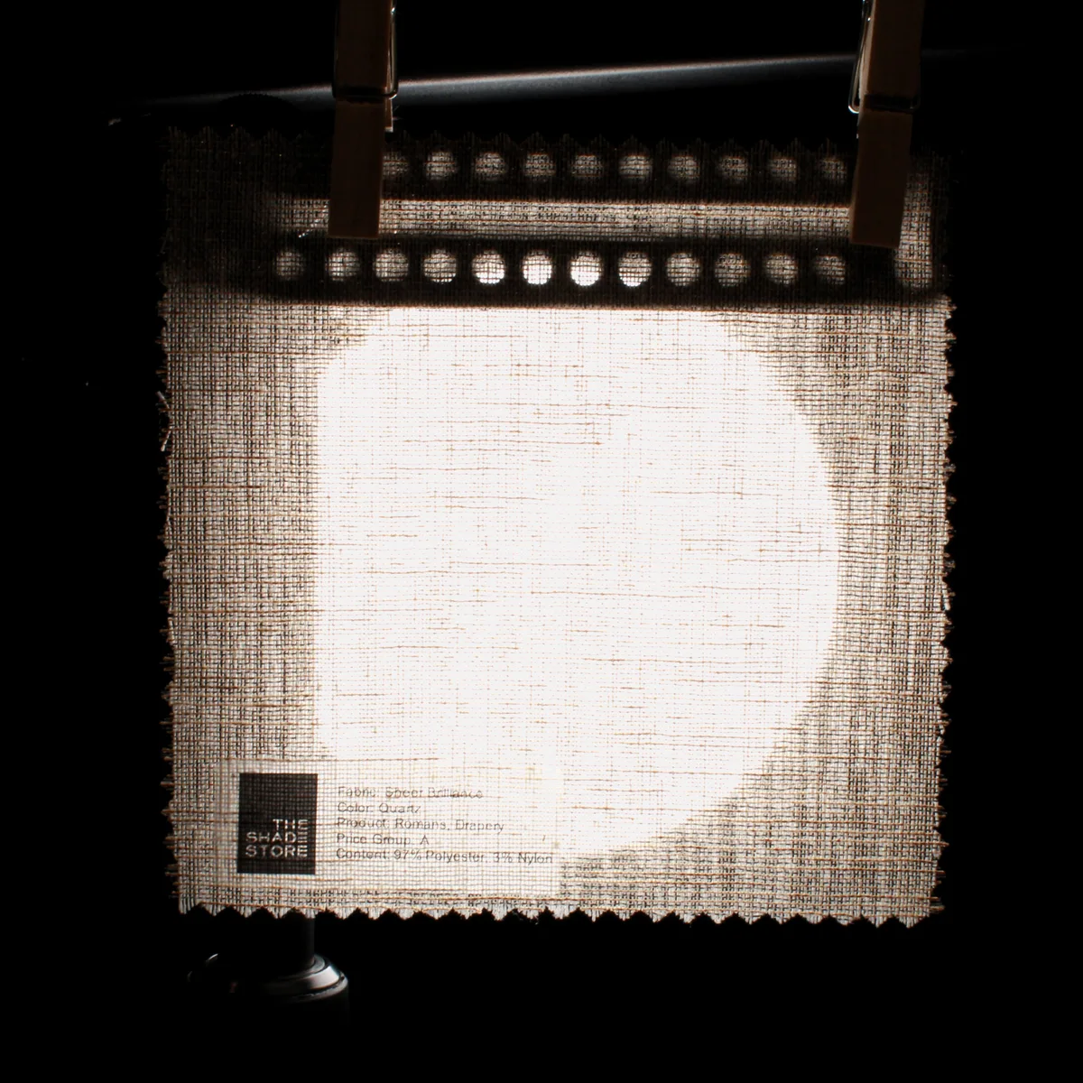 Flat Roman Shades - Sheer Brilliance