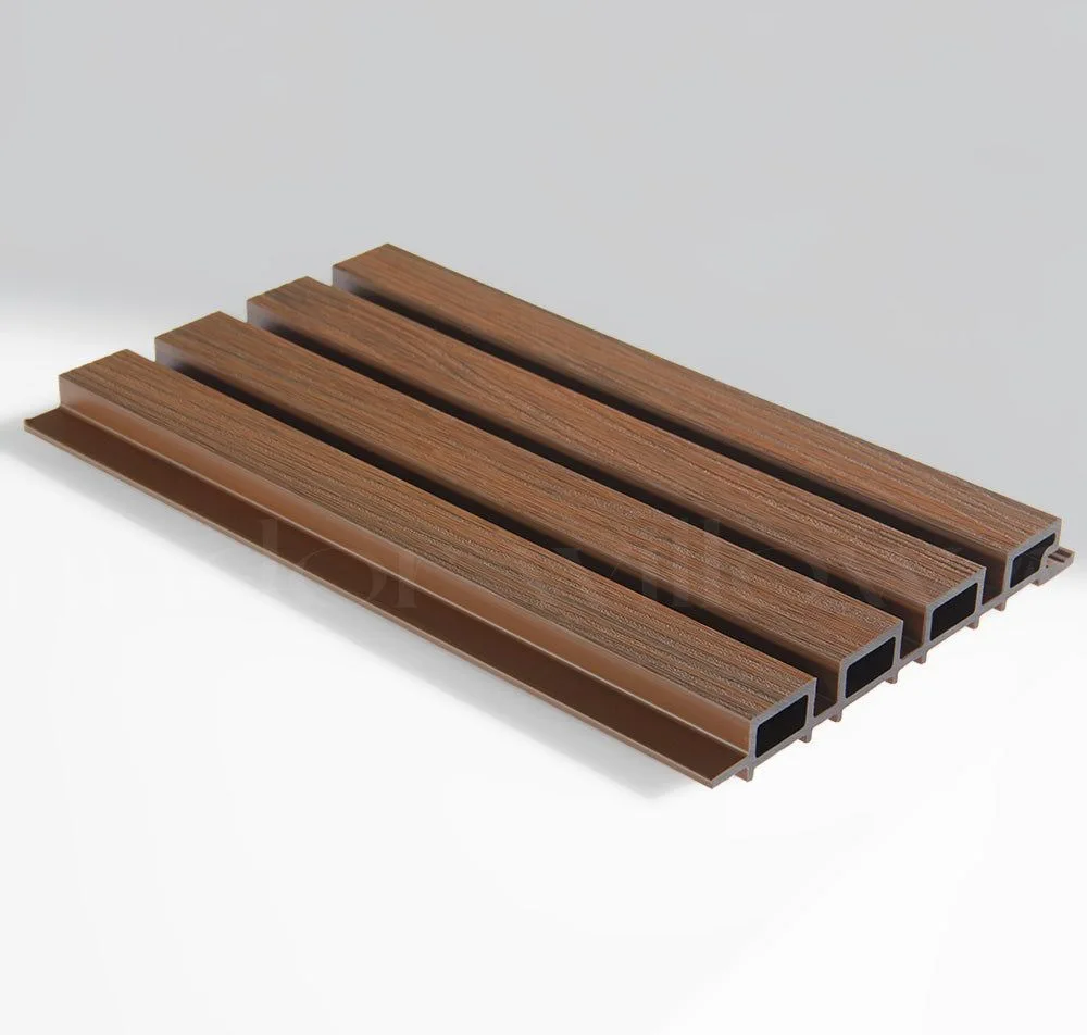 main sample image of Honey Oak Exterior Wood-Look Composite Slat Panel