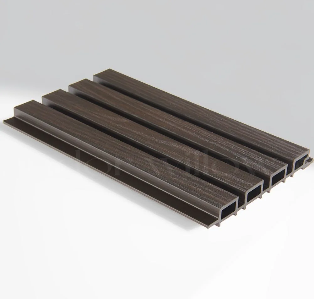 main sample image of Deep Walnut Exterior Wood-Look Composite Slat Panel