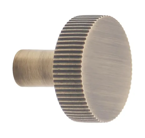 main sample image of Antique Brass Hanna 1.25" Solid Brass Cabinet Knob