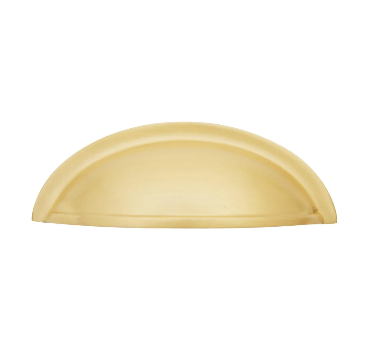 Lucy Cup Solid Brass Drawer Pull