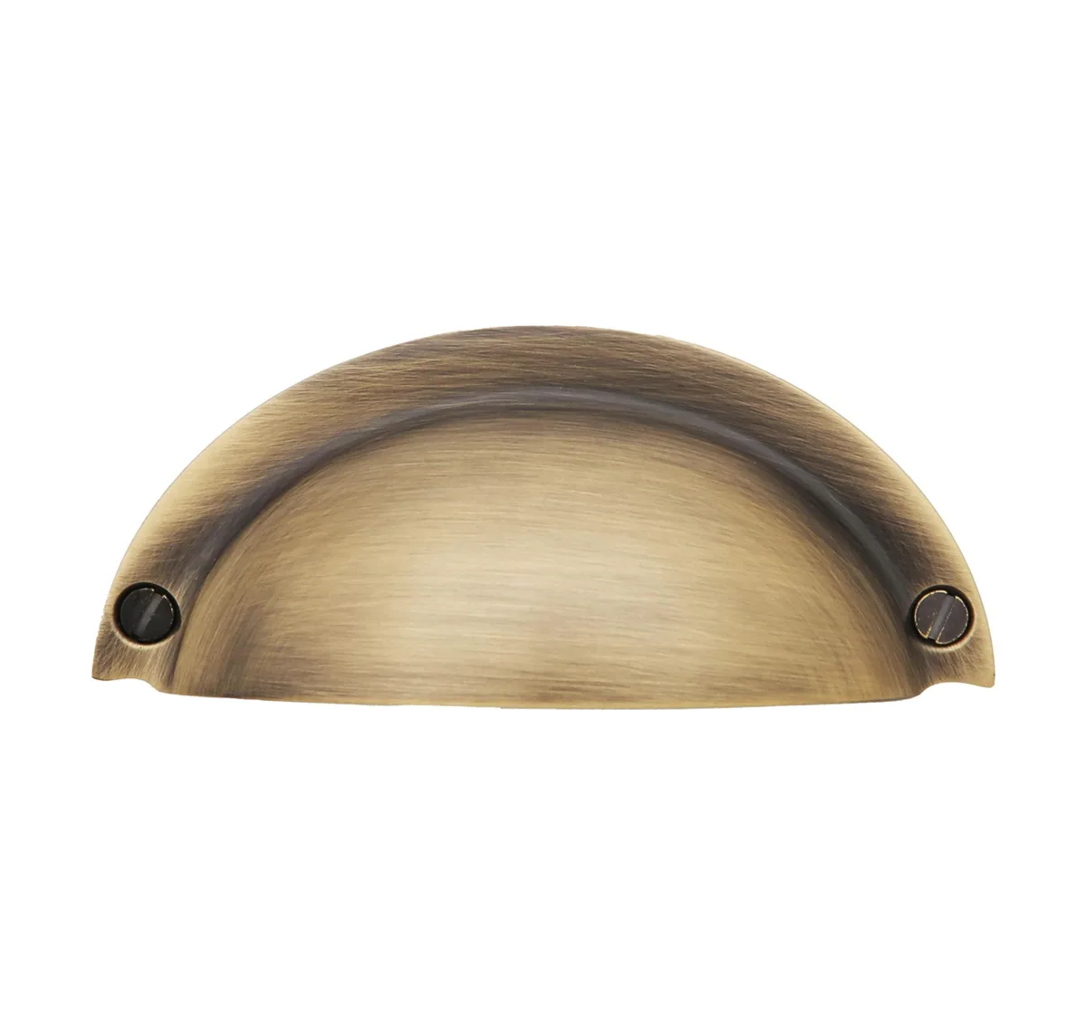 Cora Cup Solid Brass Drawer Pull