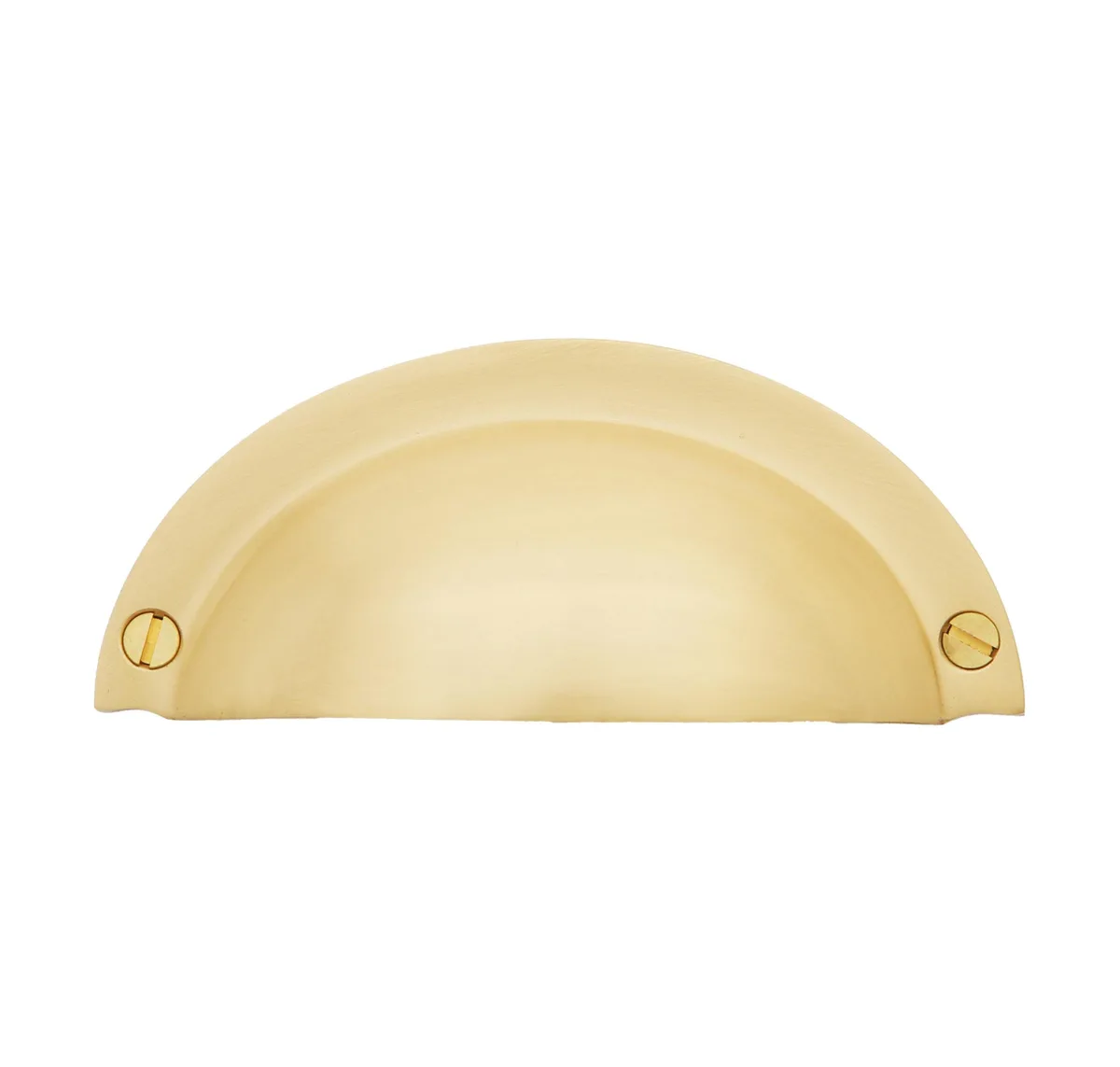 Cora Cup Solid Brass Drawer Pull