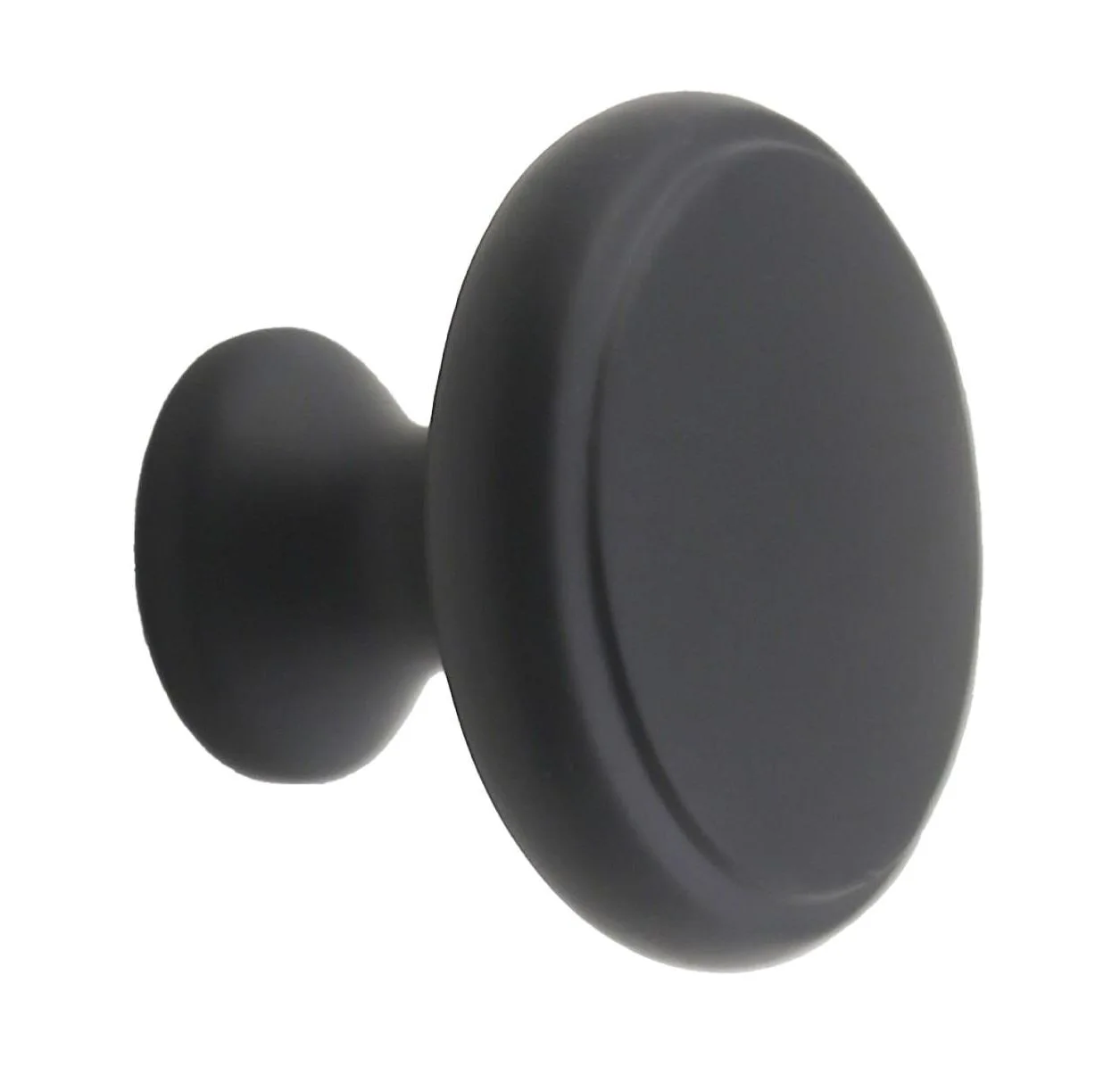 main sample image of Matte Black Elizabeth 1.25" Solid Brass Cabinet Knob