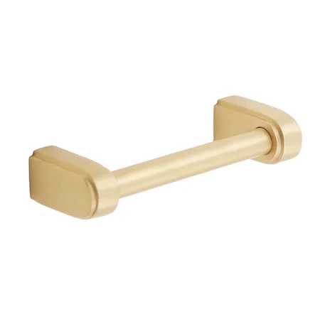 main sample image of Satin Brass Elsa 4 in Solid Brass Drawer Pull