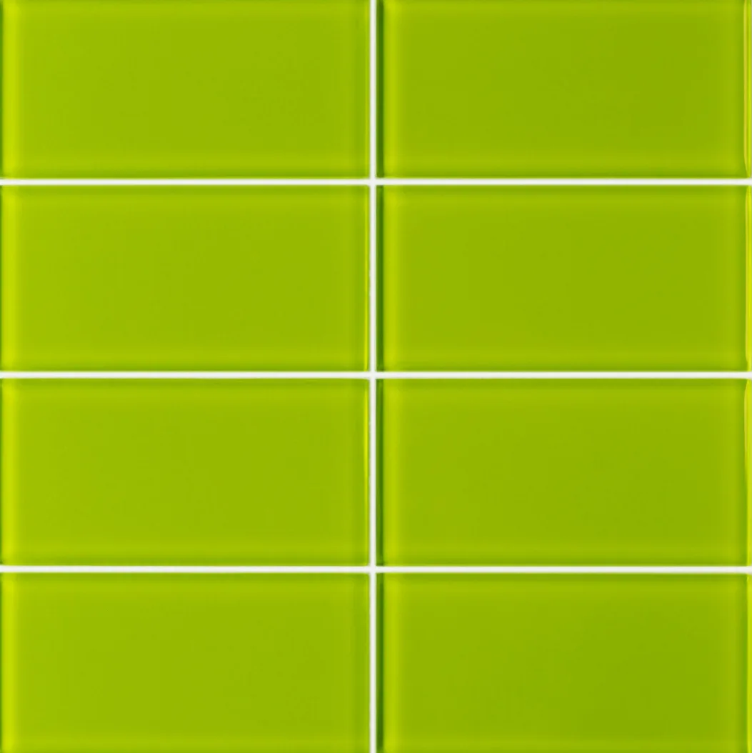 main sample image of Lemongrass Lush Glass Subway Tile