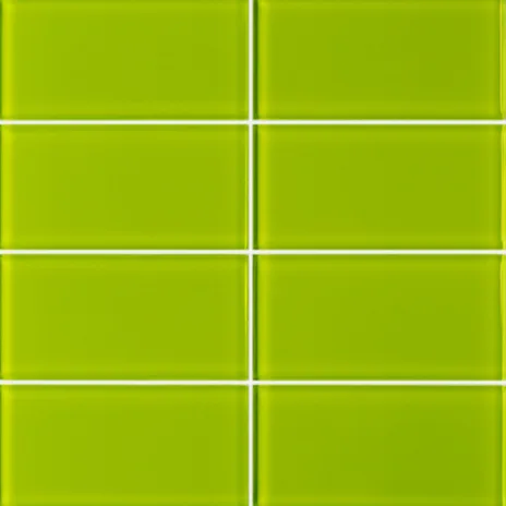 main sample image of Lemongrass Lush Glass Subway Tile