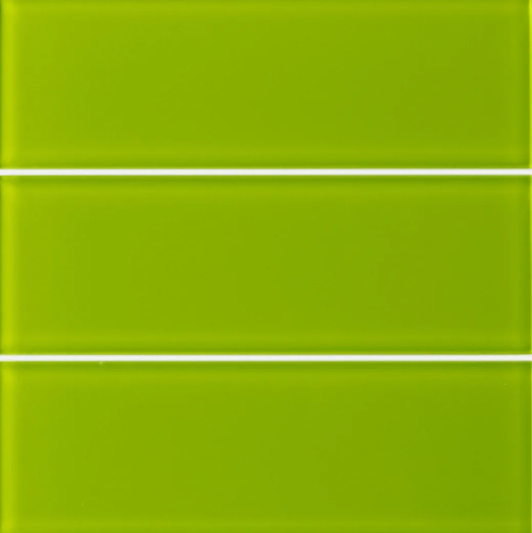 main sample image of Lemongrass Lush Glass Subway Tile