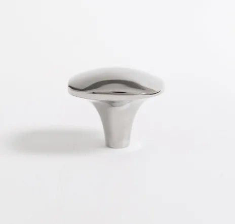 main sample image of Polished Nickel Benson 1.75 in Solid Brass Cabinet Knob