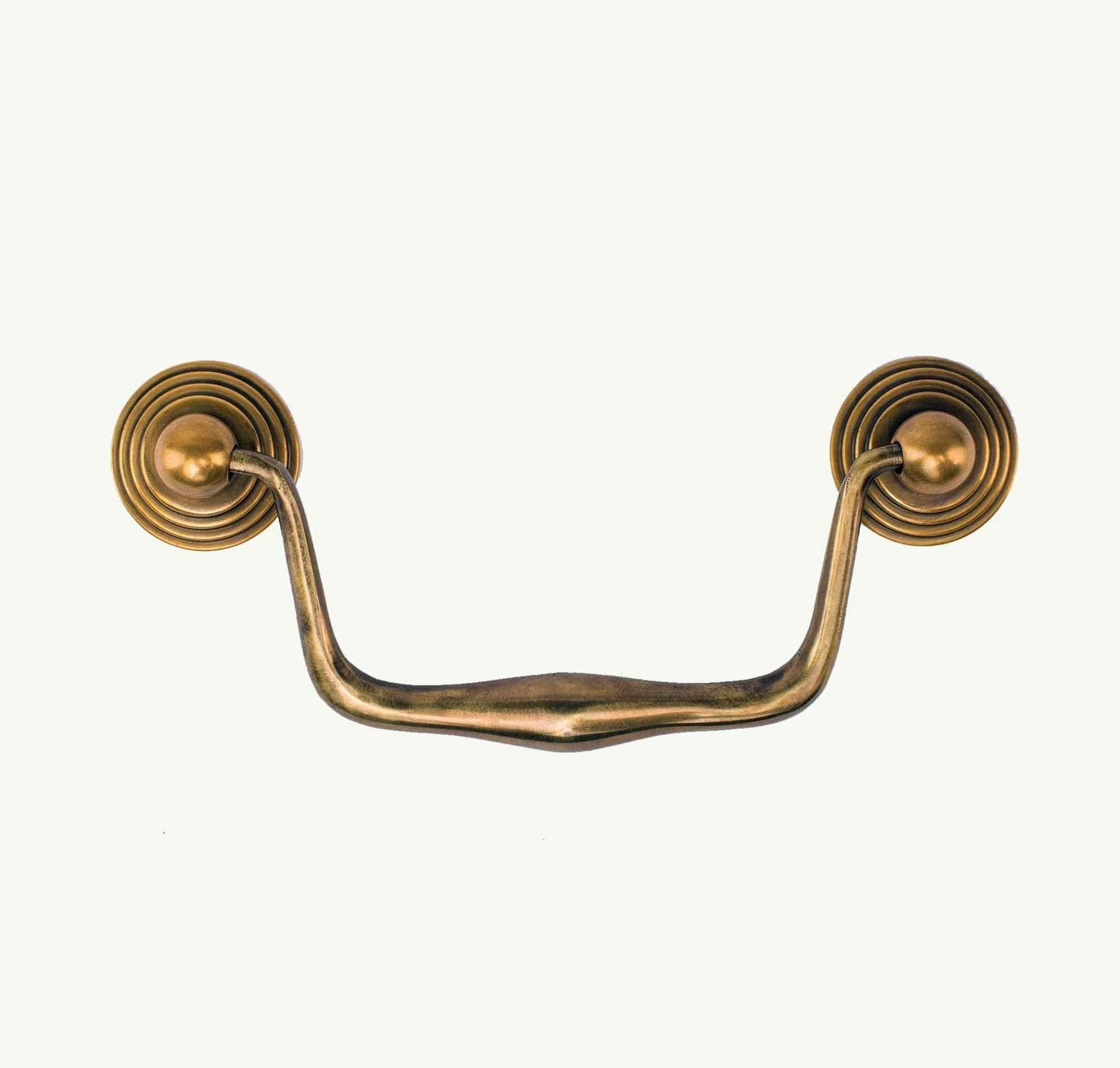 main sample image of Burnished Brass Washington 7 in Bail Cabinet Pull