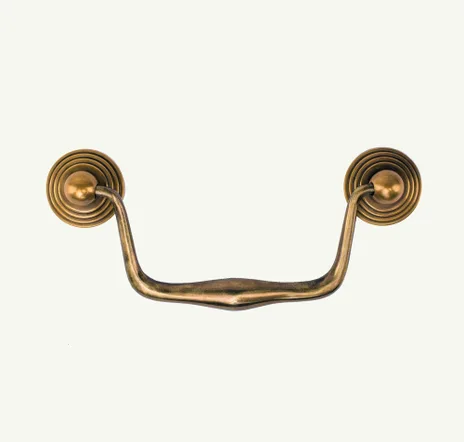 main sample image of Burnished Brass Washington 7 in Bail Cabinet Pull