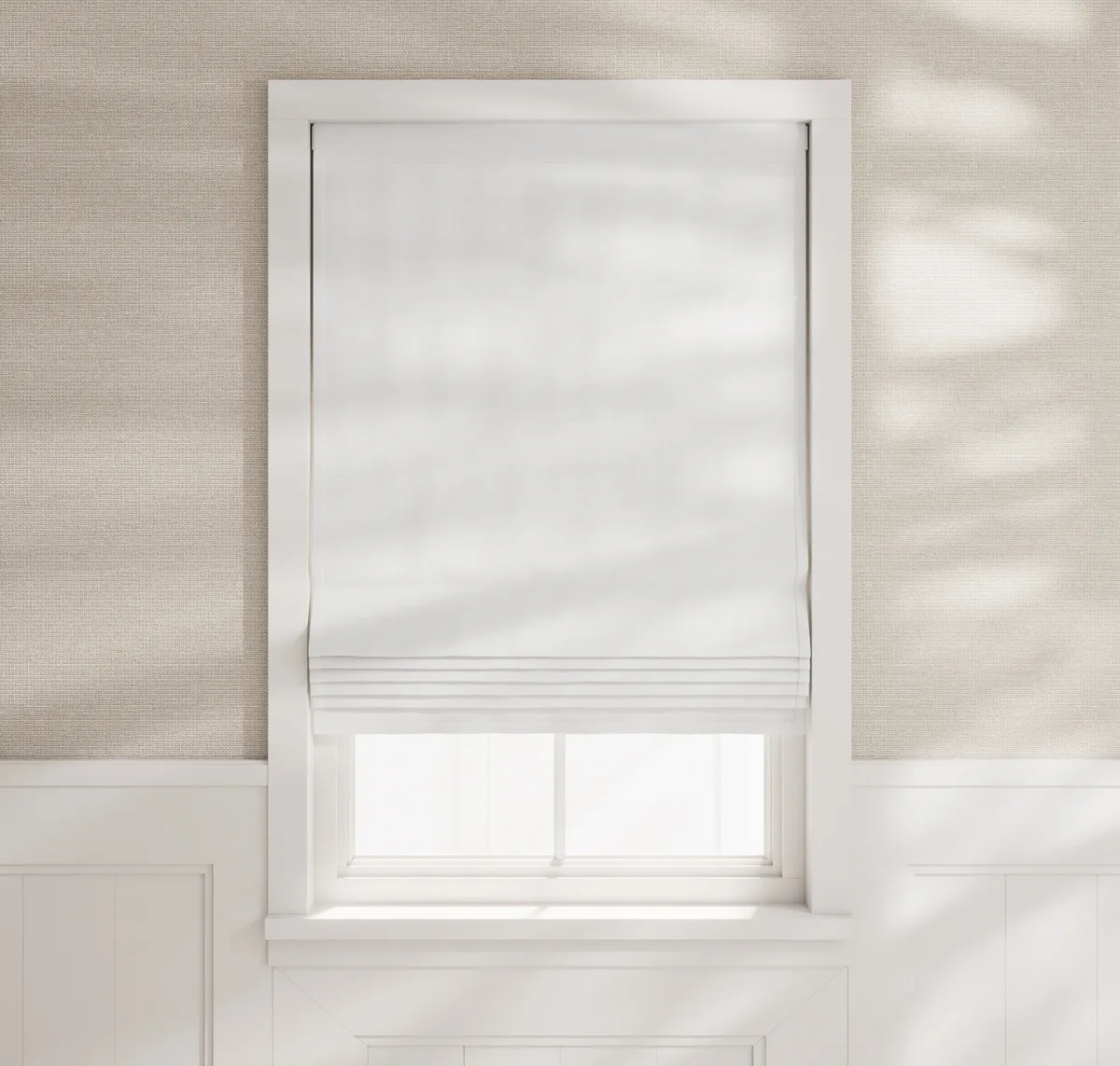 Cascade Roman Shades - Hemp