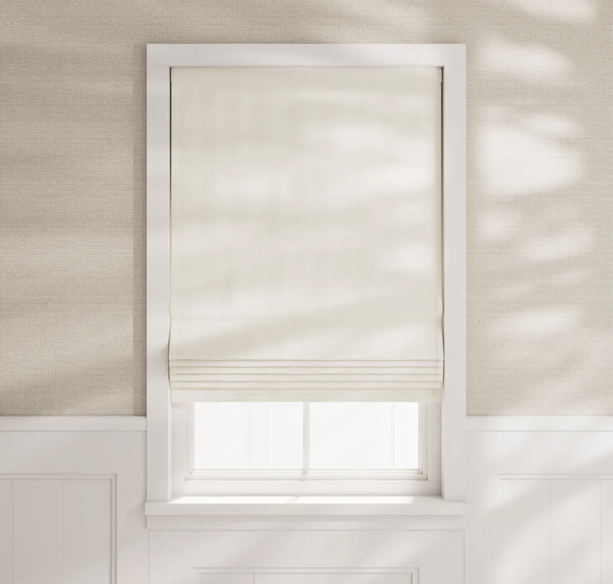 Cascade Roman Shades - Linen