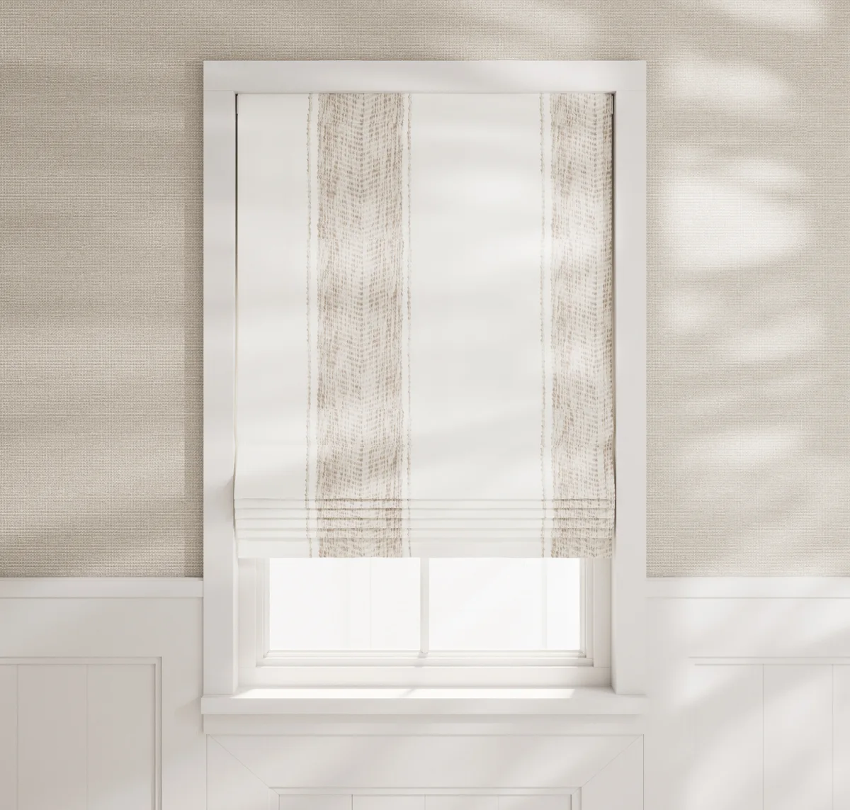 Cascade Roman Shades - Nomad Stripe