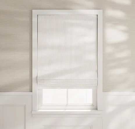main sample image of Toast Cascade Roman Shades - Windsor Stripe