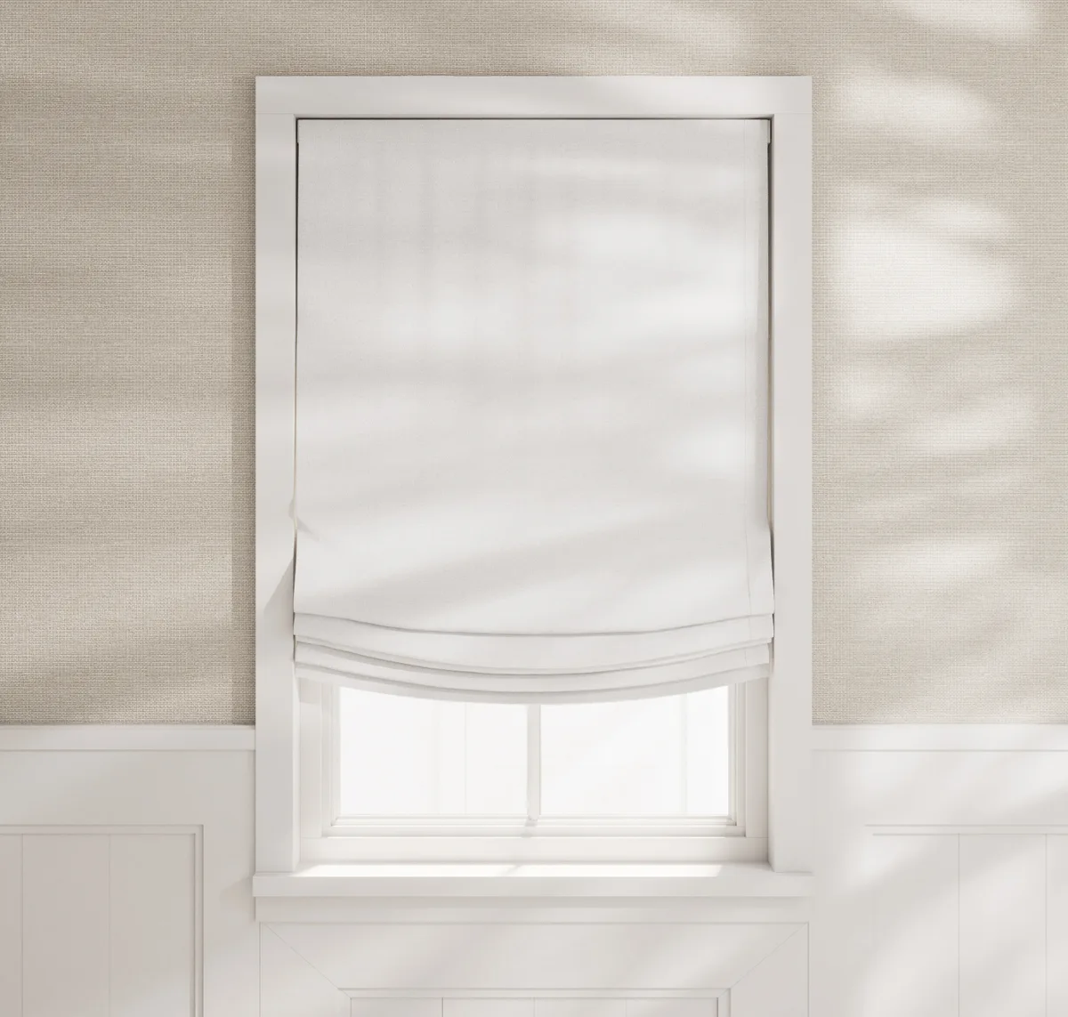 Relaxed Roman Shades - Vitela
