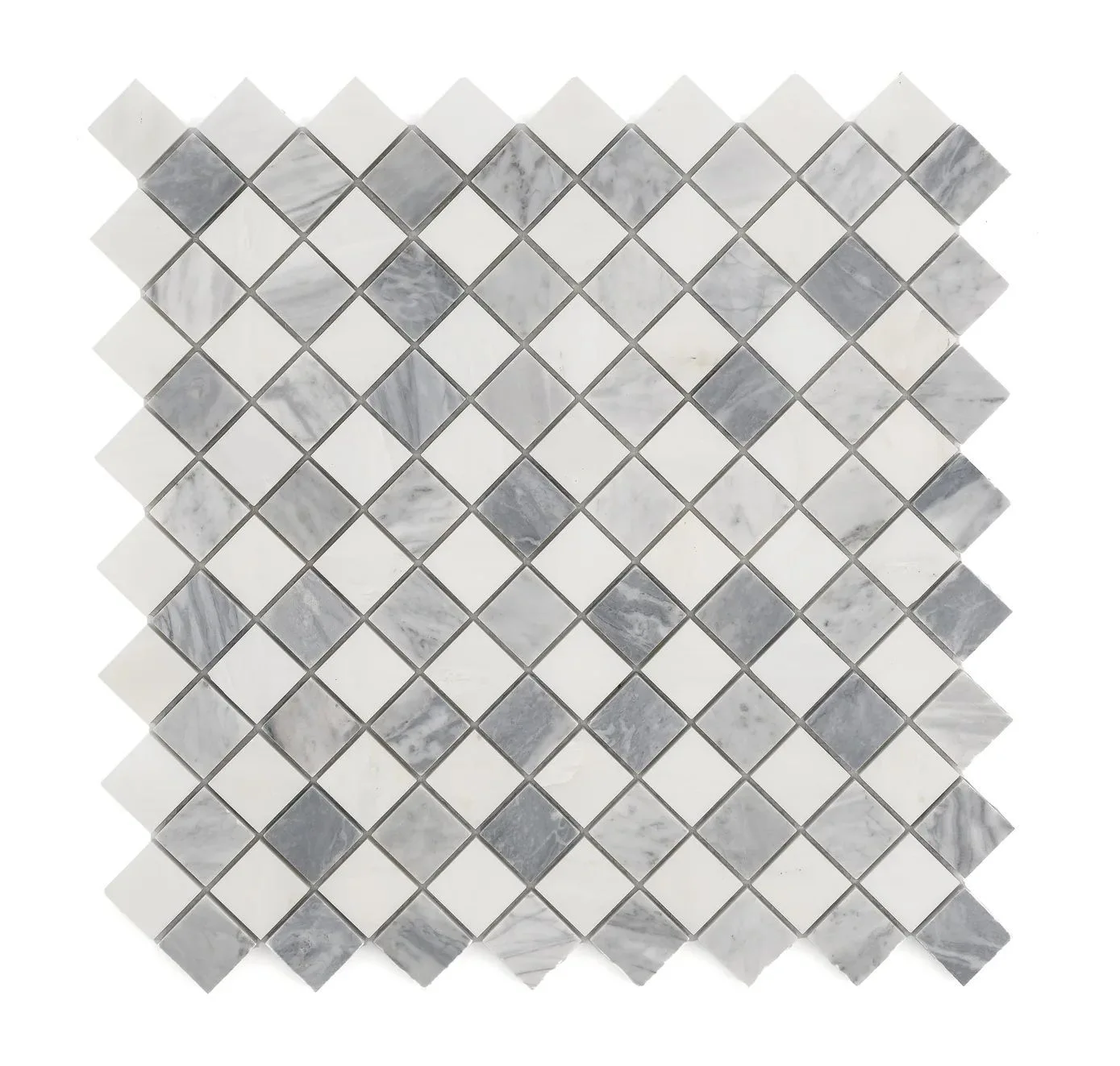 main sample image of Gray Casablanca Carrara & Bardiglio Grey Checkerboard Marble