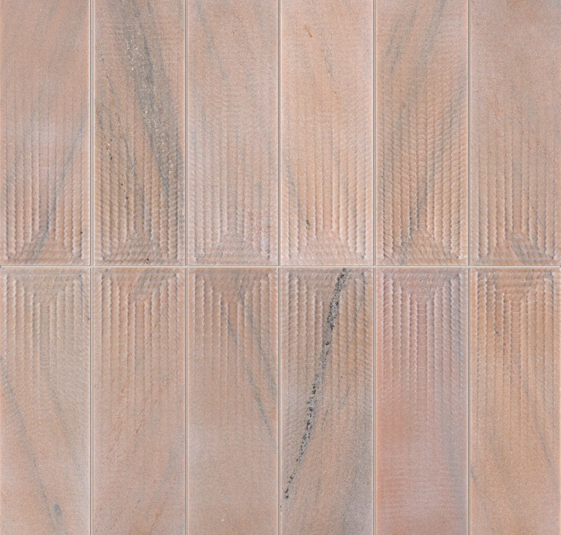 main sample image of Coral Pink Fade Marble Dimensional Tile