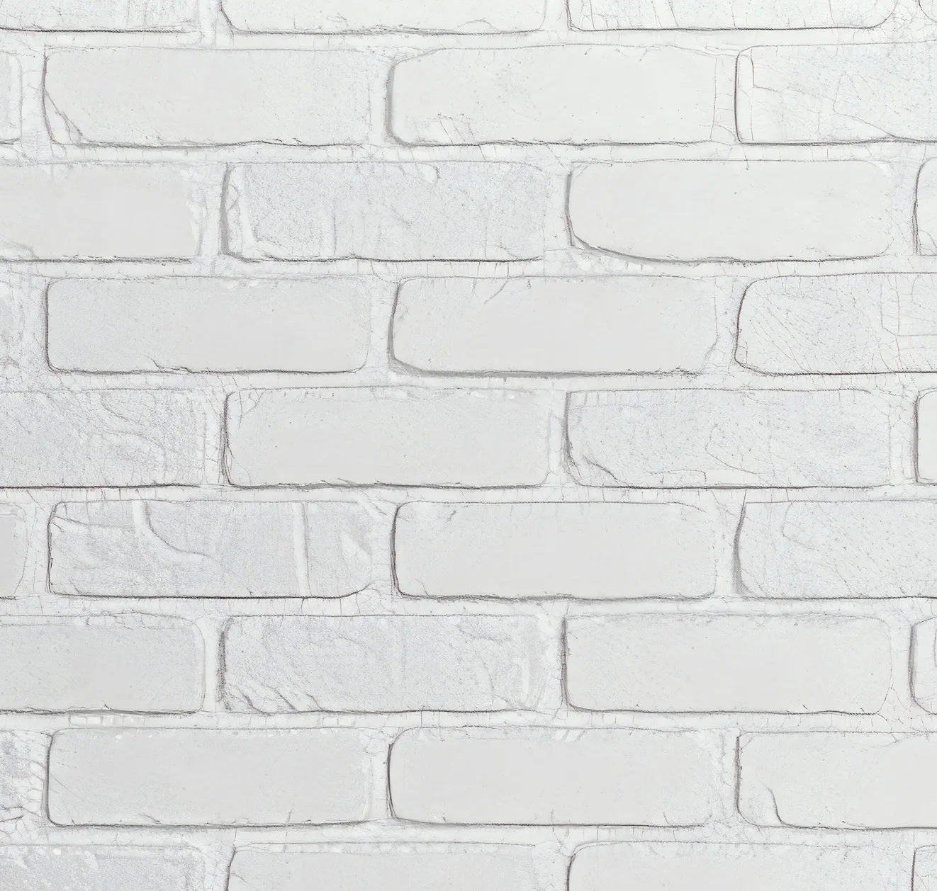 main sample image of White Worn Brick Faux Wall Panels-Interlock