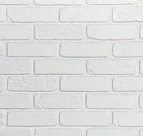 main sample image of White Worn Brick Faux Wall Panels-Interlock