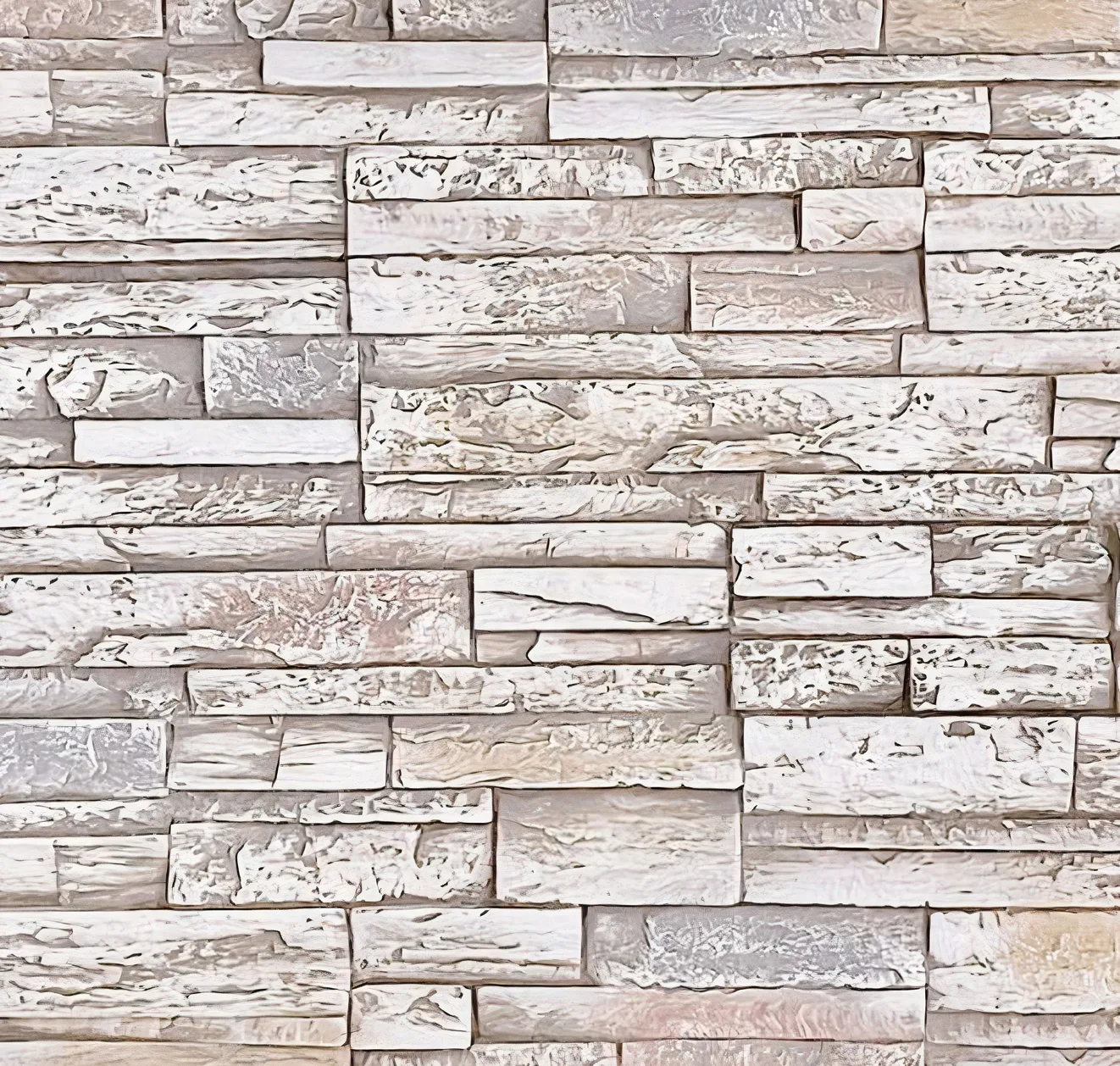 main sample image of Rose Frost Stacked Stone Dry Stack Select Faux Wall Panels-Interlock