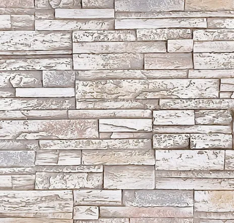 main sample image of Rose Frost Stacked Stone Dry Stack Select Faux Wall Panels-Interlock